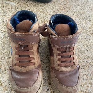 Leather Shoes for boys 12 US brand geox perfect condition
